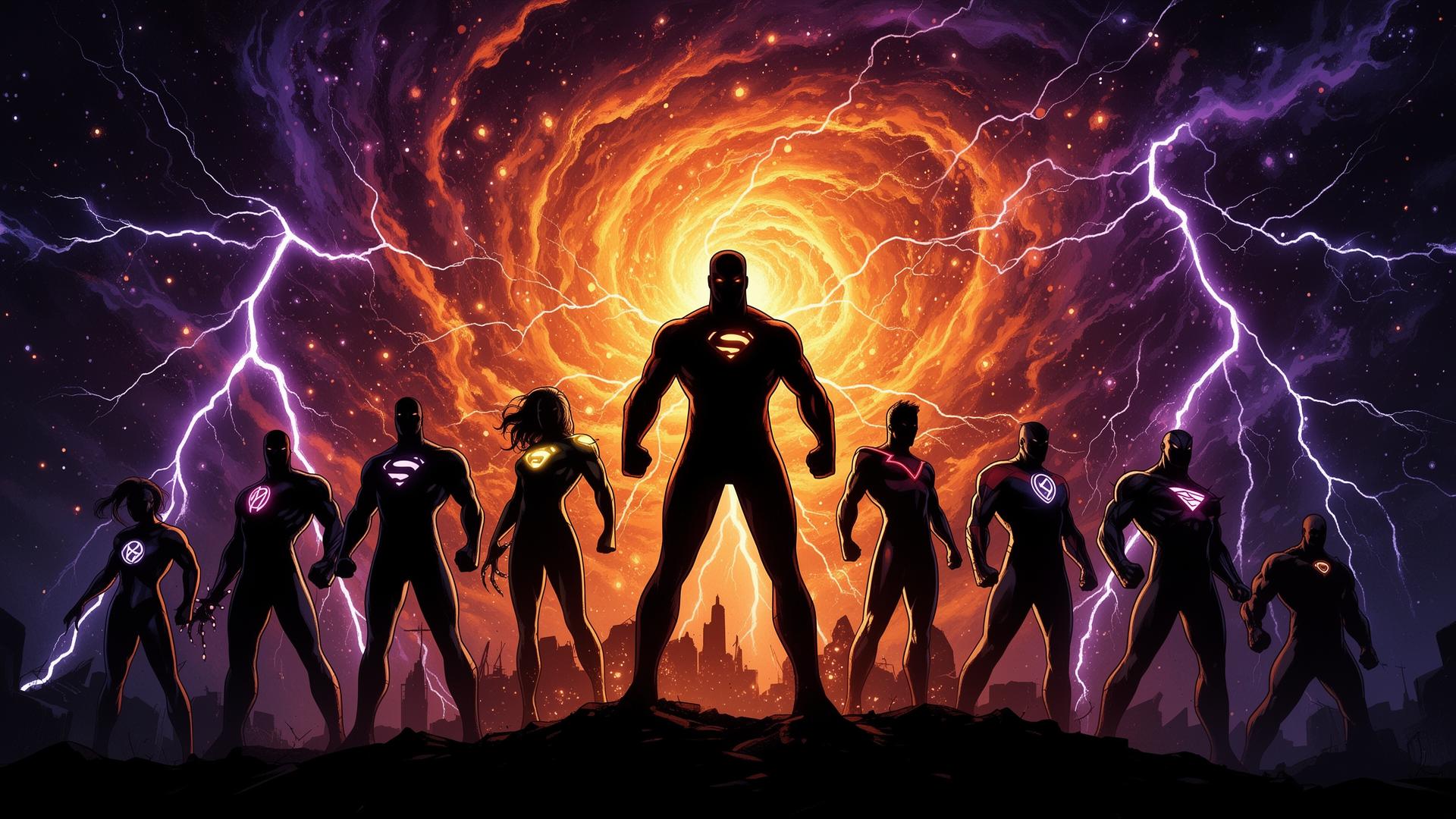 ComicVerse featured heroes banner